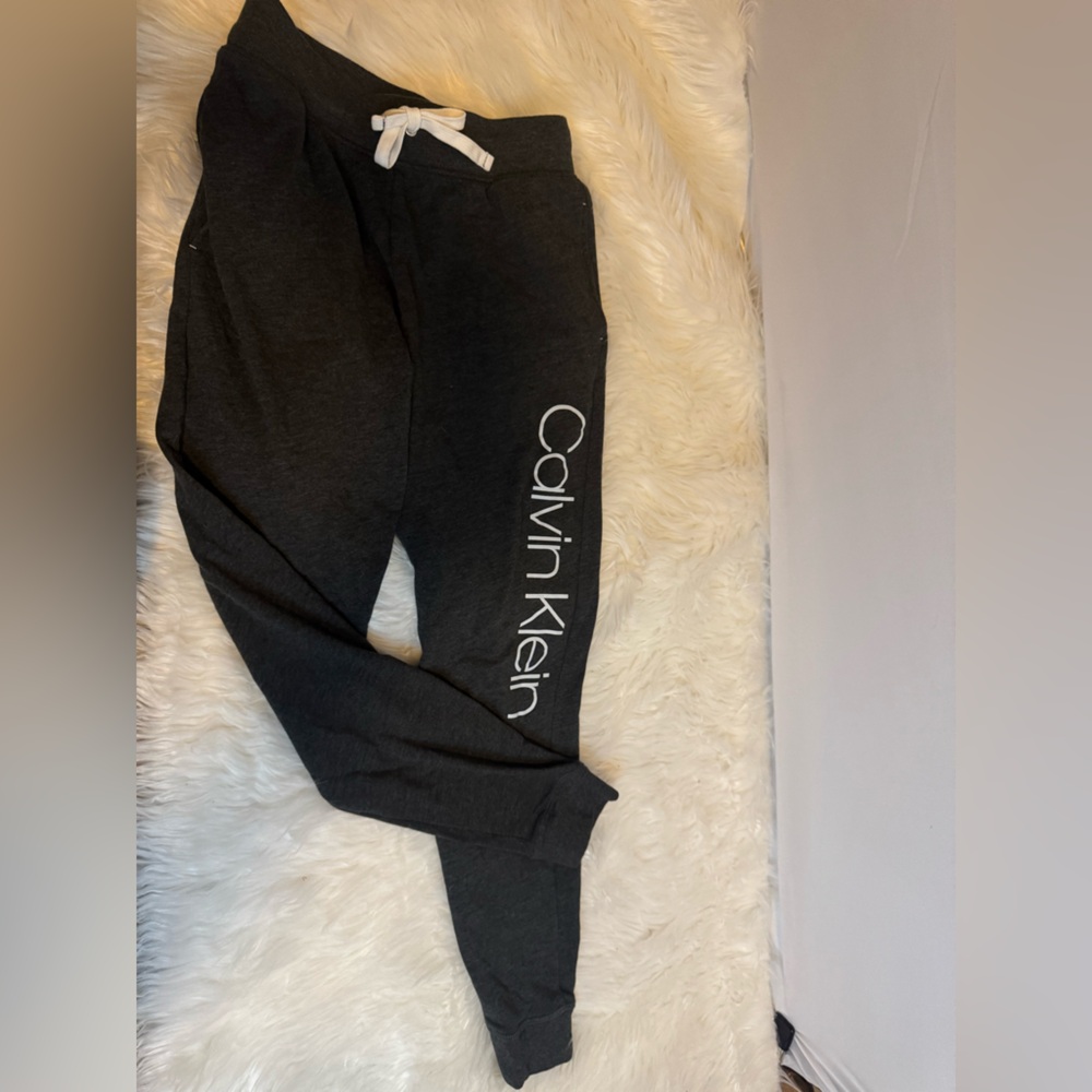 Calvin Klein size SM black joggers, like new